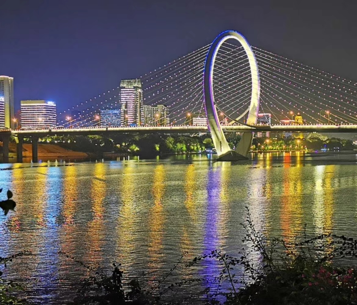 南宁白沙大桥夜景图片图片