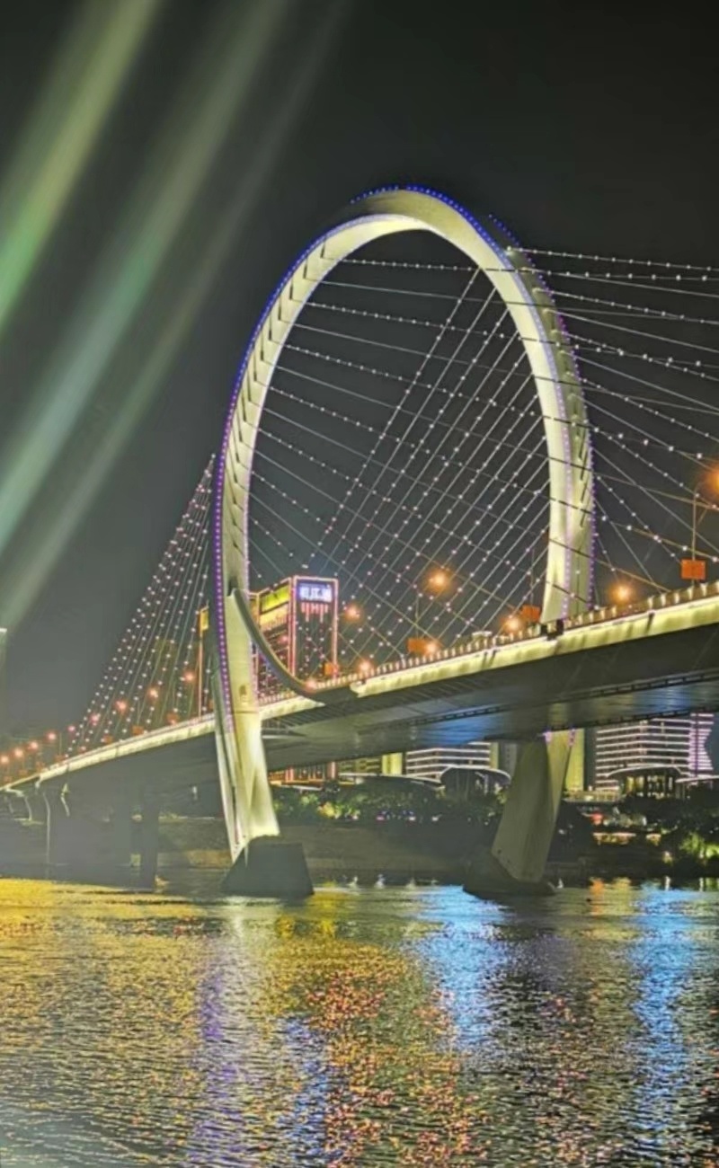 南宁白沙大桥夜景真美